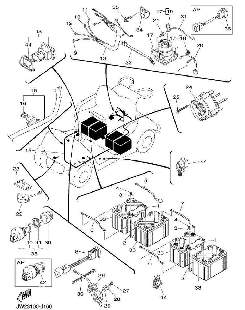 Dr.Acces Golf Cart Receptacle Plug Compatible Yahama Receptacle JW2-H6181-02-00 |Yamaha Golf Cart Charging Receptacle Fits 2008-2010 G29 Drive Models - Image 4